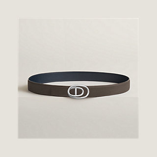 Odyssee belt buckle & Reversible leather strap 32 mm