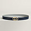 Odyssee belt buckle & Reversible leather strap 32 mm, view 1 of 2