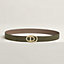 Odyssee belt buckle & Reversible leather strap 32 mm, view 2 of 2