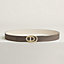Odyssee belt buckle & Reversible leather strap 32 mm, view 1 of 2