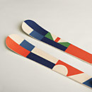 View: Worn, Off Piste pair of alpine skis