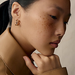 【カジュアルな中に上品さを♪】HERMES☆Olympe ピアス 大きめがかわいい♪】HERMES☆オランプ ピアス (HERMES/ピアス