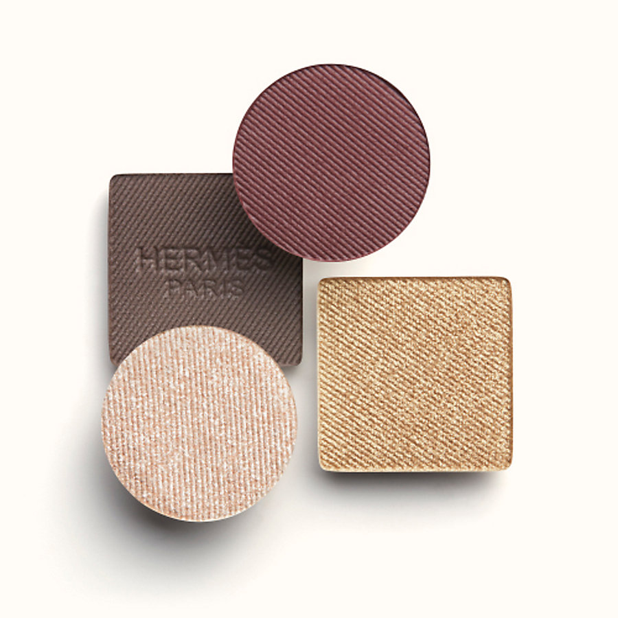 Ombres d'Hermès, Eye shadow quartet refill, Ombres Mordorées