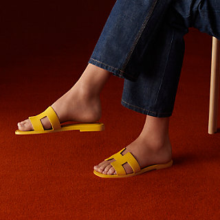 hermes oran sandals heels