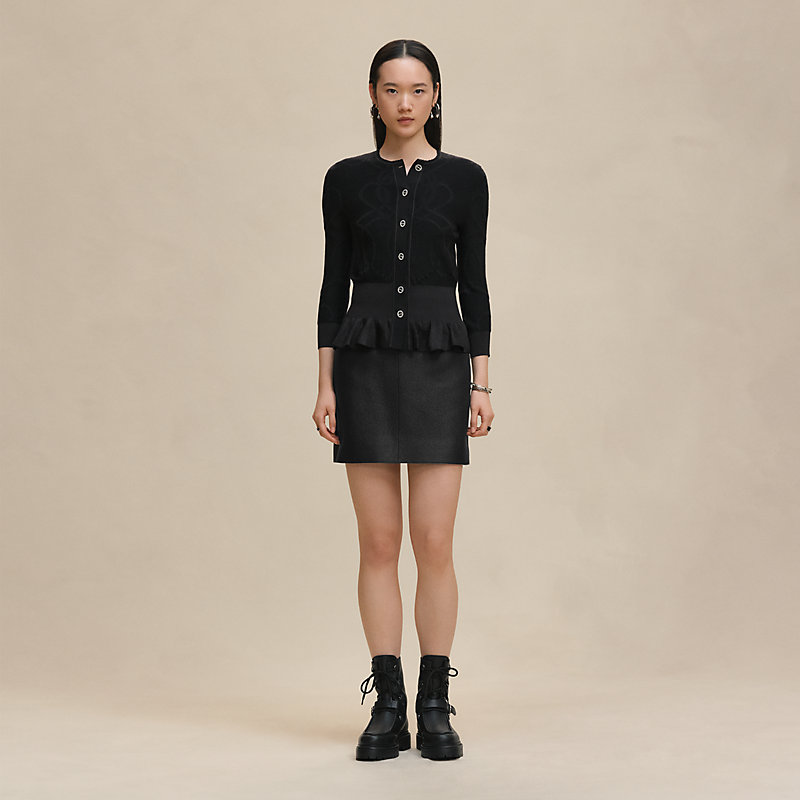 "Palefroi Remix" light half-length sleeves cardigan