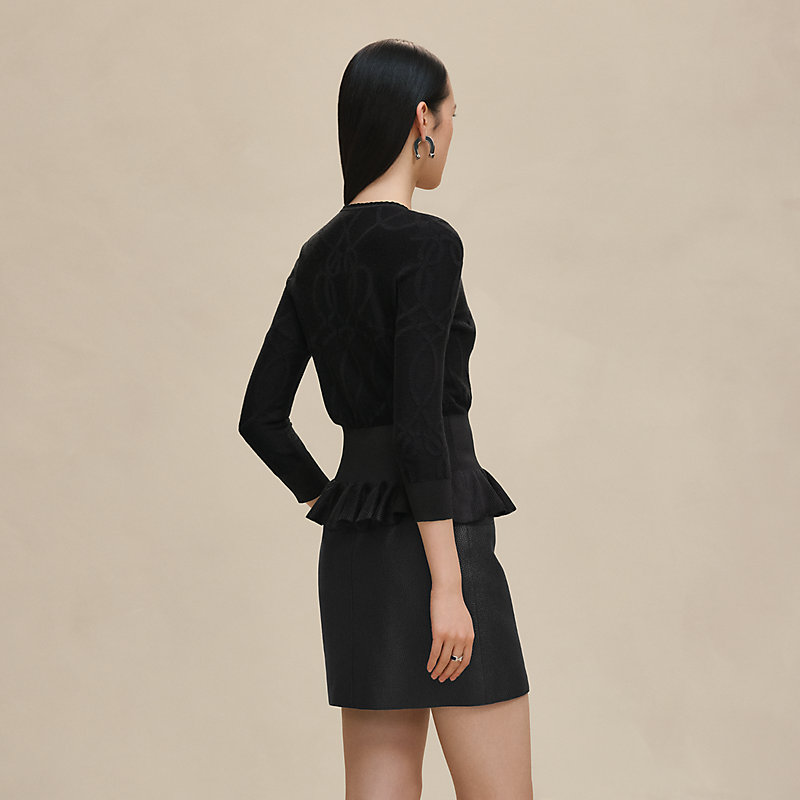 "Palefroi Remix" light half-length sleeves cardigan