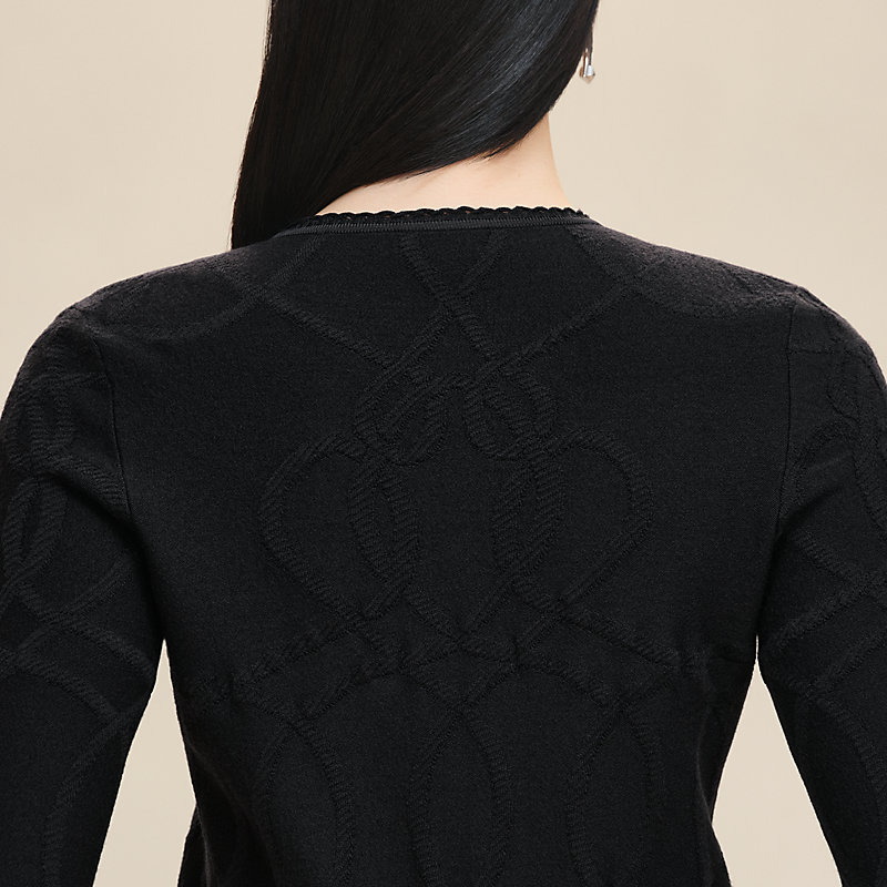 "Palefroi Remix" light half-length sleeves cardigan
