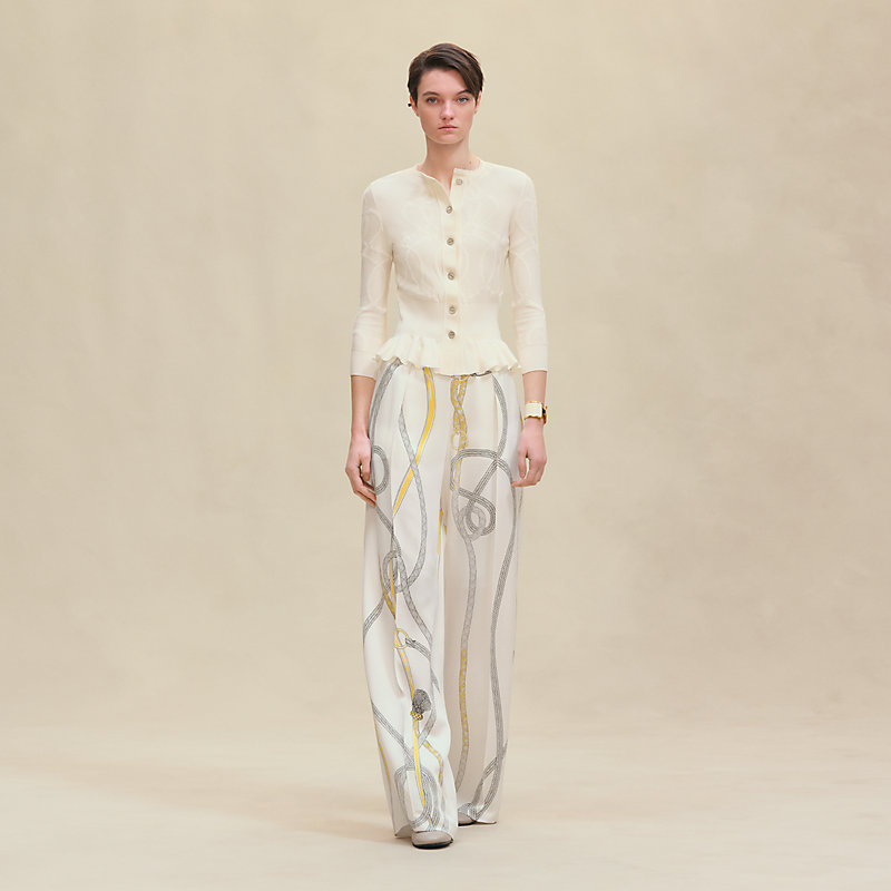 "Palefroi Remix" light half-length sleeves cardigan