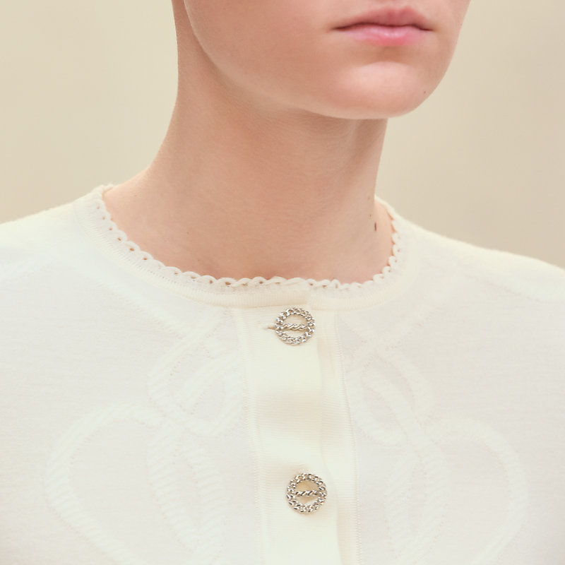"Palefroi Remix" light half-length sleeves cardigan
