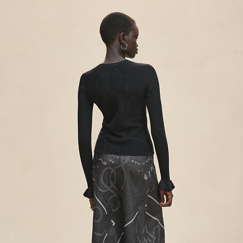 "Palefroi Remix" light long-sleeve sweater