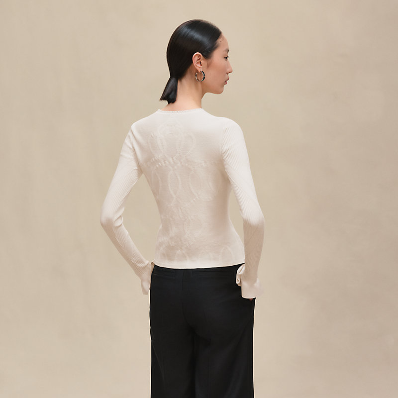 "Palefroi Remix" light long-sleeve sweater