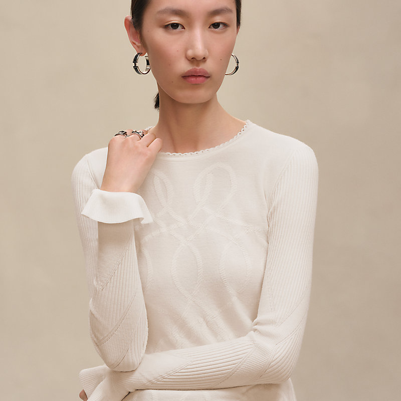"Palefroi Remix" light long-sleeve sweater