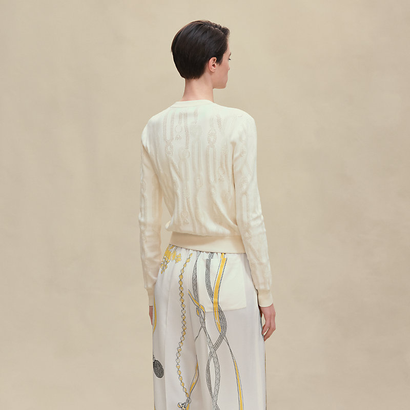 "Palefroi Remix" long-sleeve cardigan