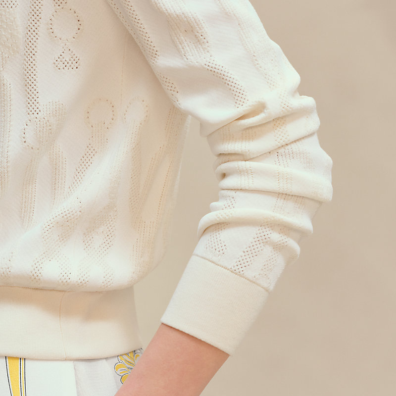 "Palefroi Remix" long-sleeve cardigan