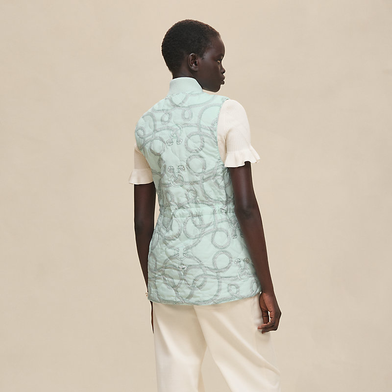 "Palefroi Remix" reversible long vest