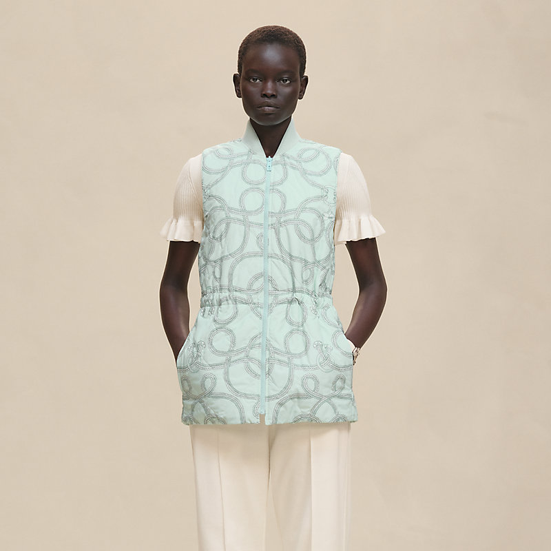 "Palefroi Remix" reversible long vest