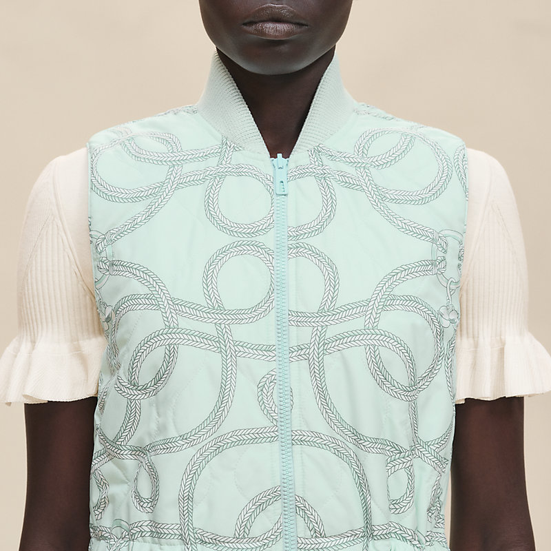 "Palefroi Remix" reversible long vest