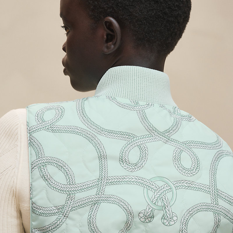 "Palefroi Remix" reversible long vest