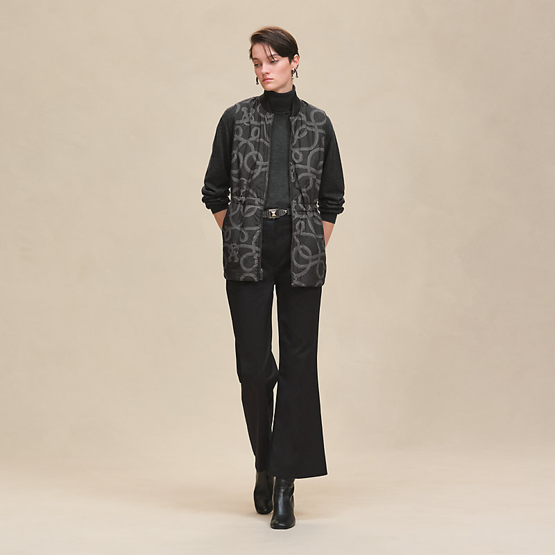 "Palefroi Remix" reversible long vest