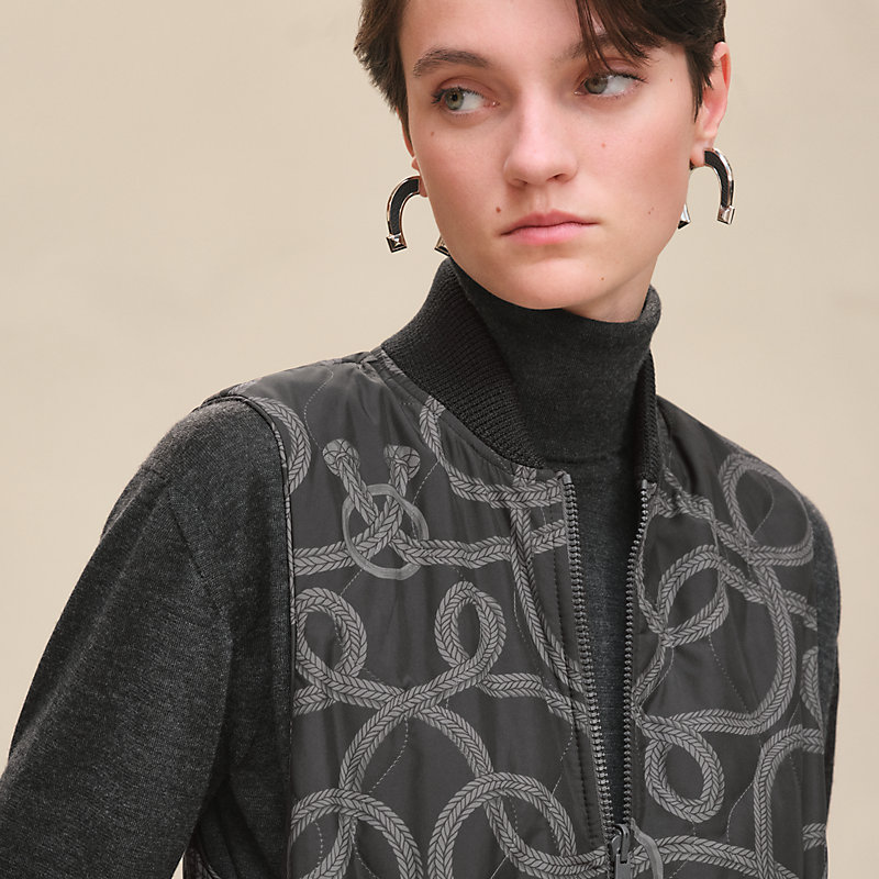 "Palefroi Remix" reversible long vest