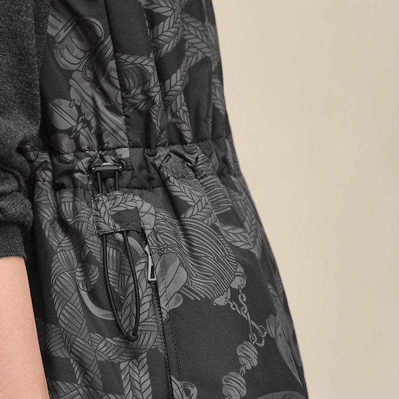 "Palefroi Remix" reversible long vest