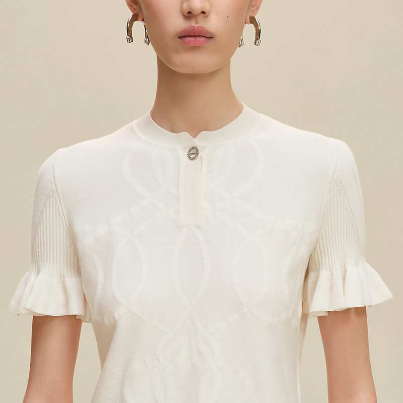 "Palefroi Remix" short-sleeve sweater