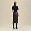 "Palefroi Remix" short-sleeve twillaine long dress, View: Worn, worn, view 3 of 6
