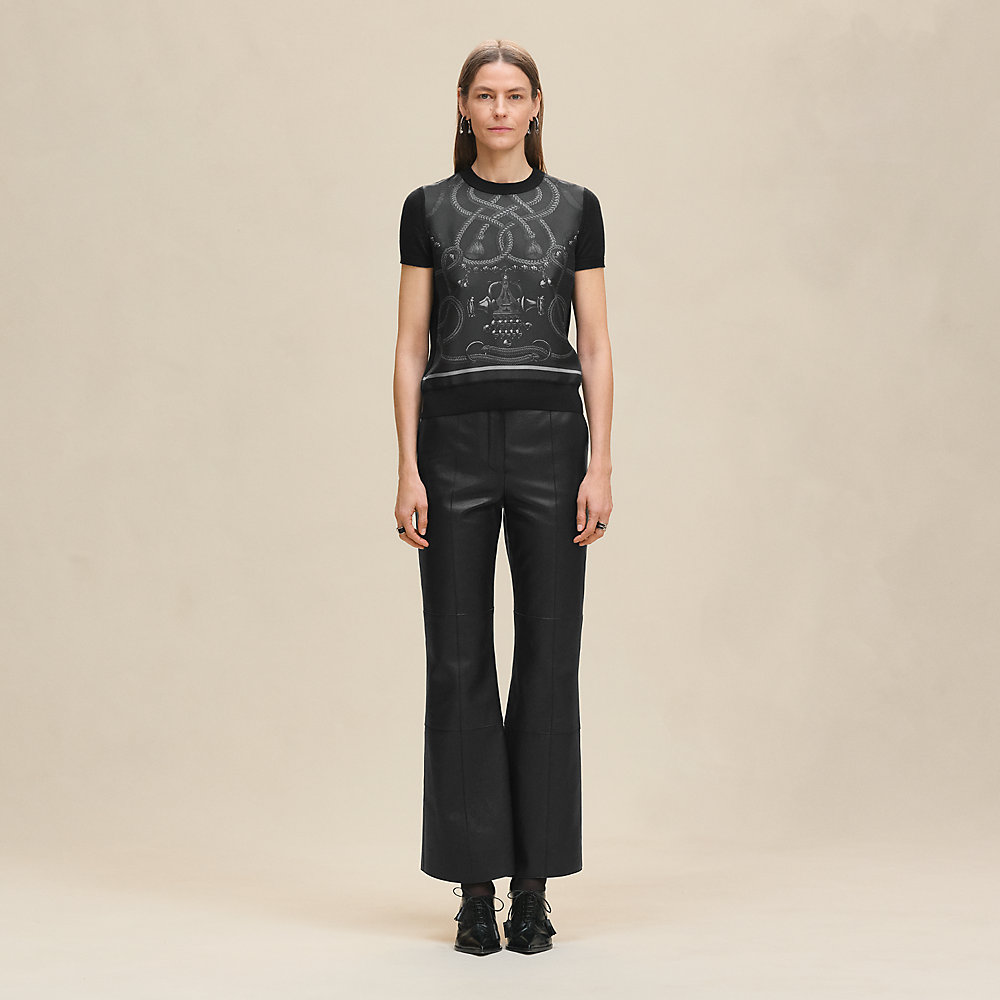 【これからの季節に♪】 HERMES  プリントTシャツ Palefroi Palefroi Remix
