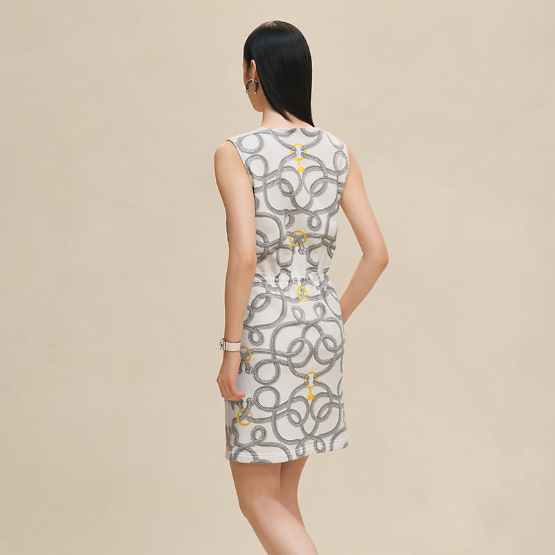 "Palefroi Remix" sleeveless dress