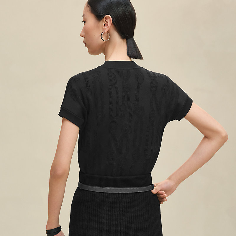 "Palefroi Remix" sleeveless sweater