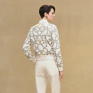 軽やか×旬顔【HERMES】「Palefroi Remix」テディジャケット palefroi-remix-varsity-jacket-
