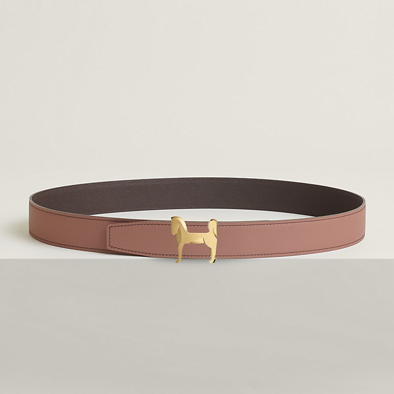 Panache belt buckle & Reversible leather strap 32 mm