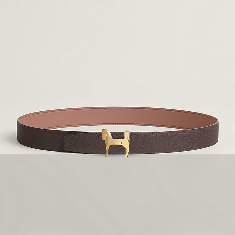 Panache belt buckle & Reversible leather strap 32 mm