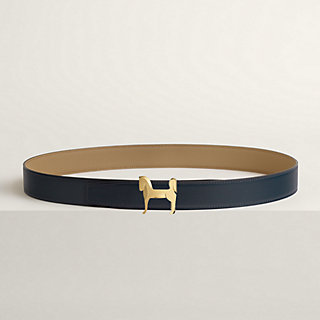 Panache belt buckle & Reversible leather strap 32 mm