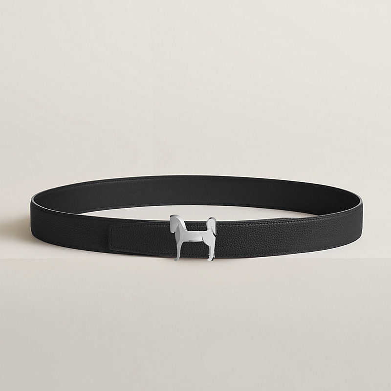 Panache belt buckle & Reversible leather strap 32 mm