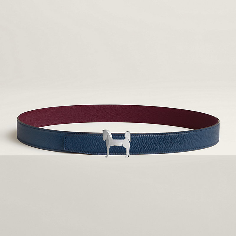 Panache belt buckle & Reversible leather strap 32 mm