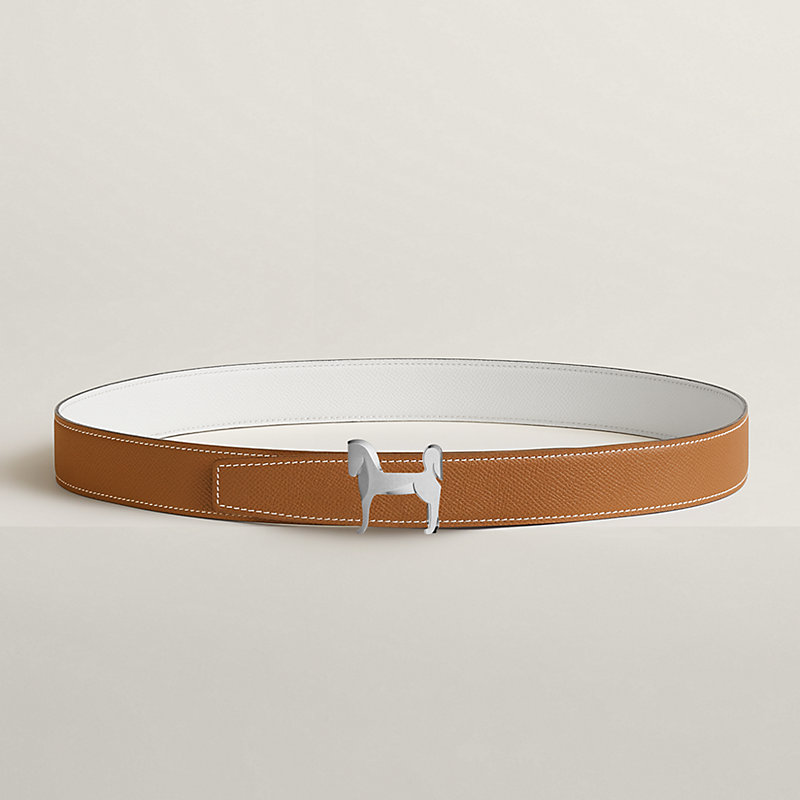 Panache belt buckle & Reversible leather strap 32 mm