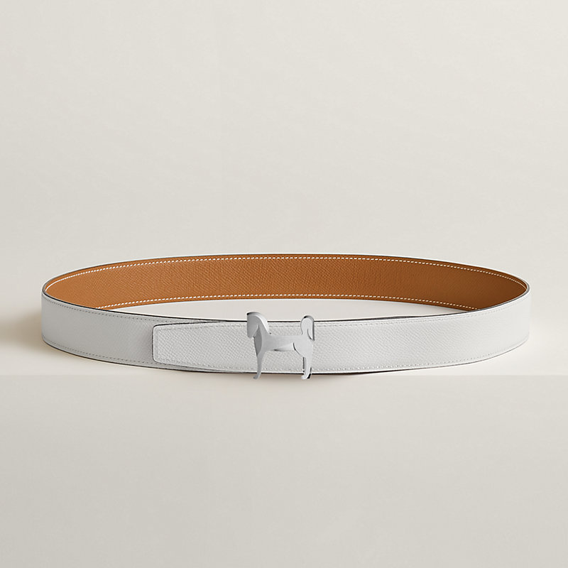 Panache belt buckle & Reversible leather strap 32 mm