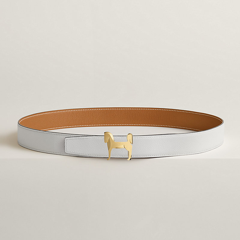 Panache belt buckle & Reversible leather strap 32 mm