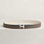 Panache belt buckle & Reversible leather strap 32 mm, view 1 of 3
