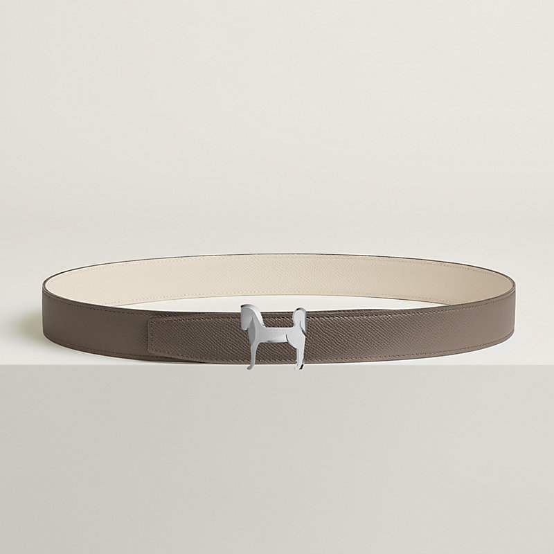 Panache belt buckle & Reversible leather strap 32 mm