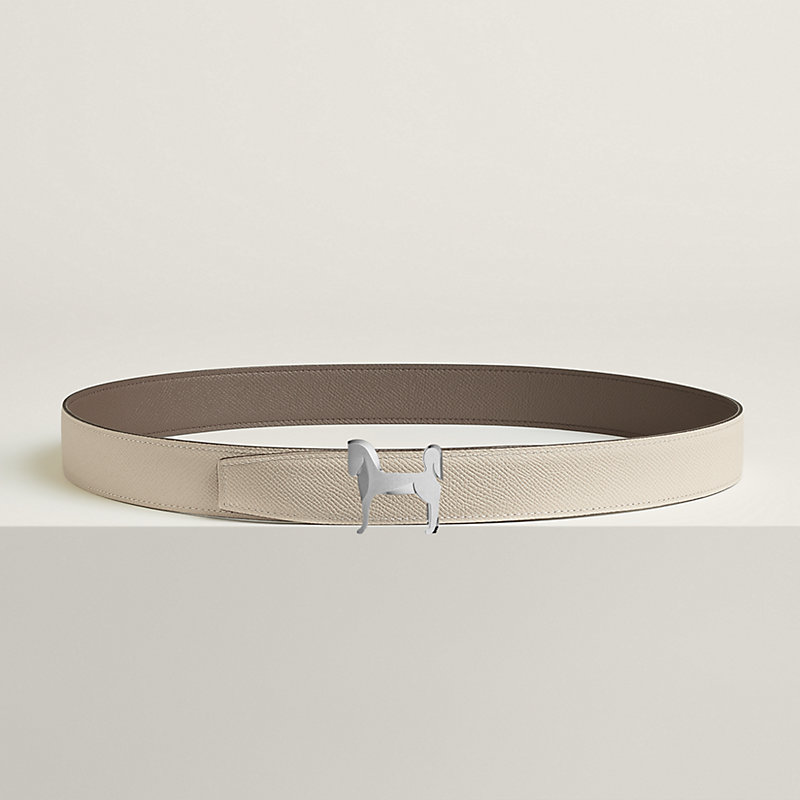 Panache belt buckle & Reversible leather strap 32 mm