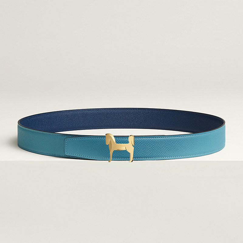 Panache belt buckle & Reversible leather strap 32 mm