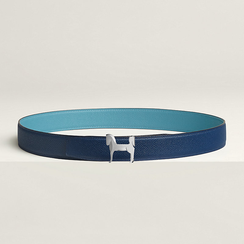 Panache belt buckle & Reversible leather strap 32 mm