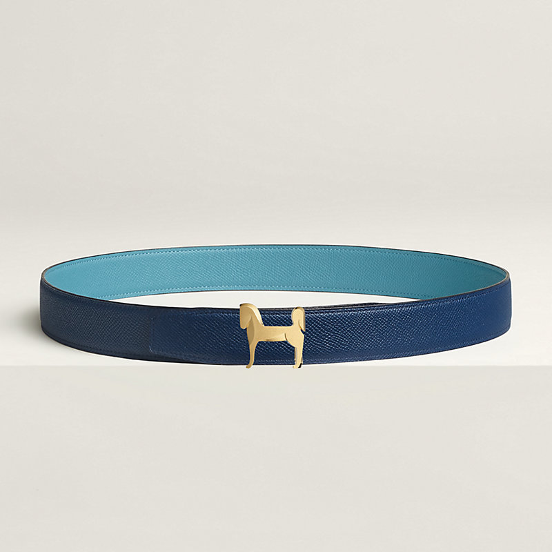 Panache belt buckle & Reversible leather strap 32 mm