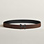 Panache Zebre belt buckle & Reversible leather strap 32 mm, view 2 of 3