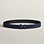 Panache Zebre belt buckle & Reversible leather strap 32 mm, view 2 of 3