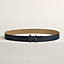 Panache Zebre belt buckle & Reversible leather strap 32 mm, view 1 of 3