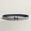 Panache Zebre belt buckle & Reversible leather strap 32 mm, view 2 of 3