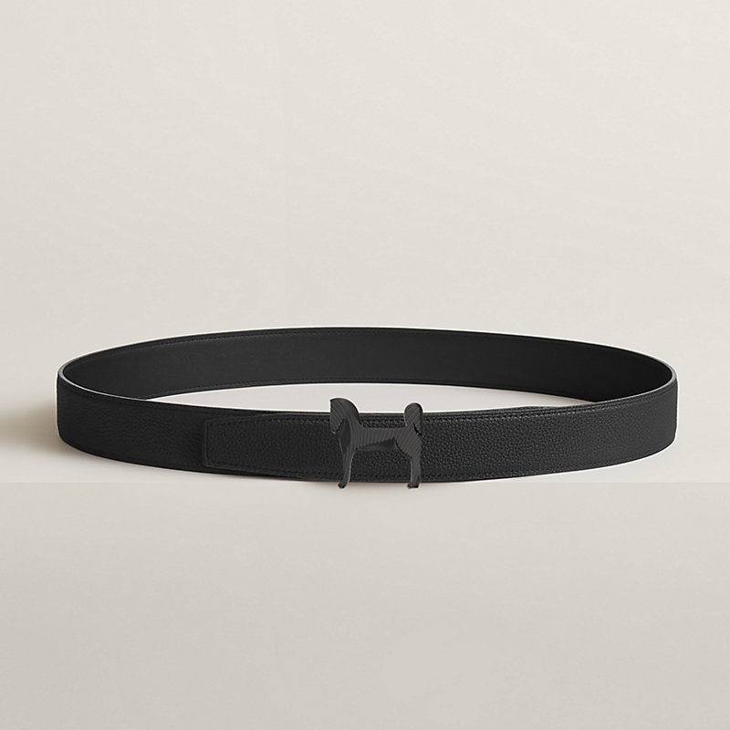 Panache Zebre皮带扣 & 双面皮腰带32毫米